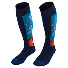 Troy Lee Youth GP MX Thick Socks Size 4-6 Vox Navy