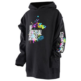 Troy Lee Youth No Artificial Colors Hooded Sweatshirt X-Large Black