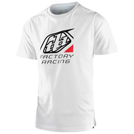 Troy Lee Factory Icon T-Shirt Medium White