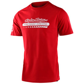 Troy Lee Factory Racing T-Shirt Medium Red