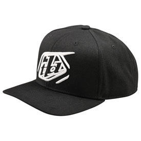Troy Lee Badge Snapback Hat  Black