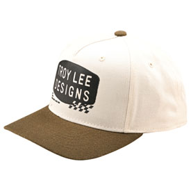 Troy Lee Stamp Snapback Hat  Vintage White/Olive