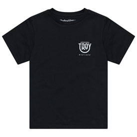 Troy Lee Youth Smiley T-Shirt X-Large Black
