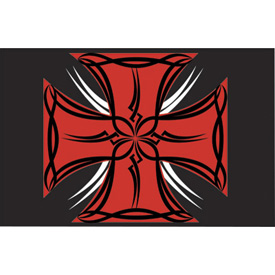 Tusk Tribal Iron Cross Replacement Flag