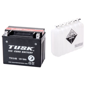 Tusk Tec-Core Battery with Acid TTX12BS Maintenance-Free