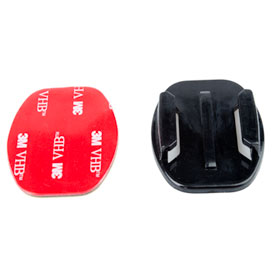 Tusk Go Pro Replacement Helmet Mount  Curved 2 Pack