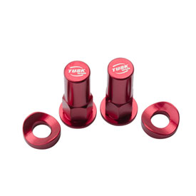 Tusk Rim Lock Nut/Spacer Kit  Red