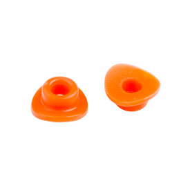 Tusk Rubber Valve Support/Seal  Orange