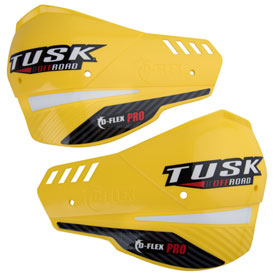 Tusk D-Flex Pro Replacement Plastic Handguard Shields Yellow
