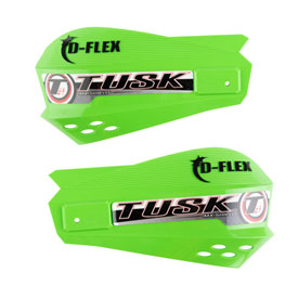 Tusk MX D-Flex Replacement Plastic Hand Shields Green