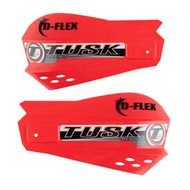 Tusk MX D-Flex Replacement Plastic Hand Shields Red