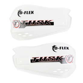 Tusk MX D-Flex Replacement Plastic Hand Shields White