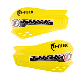 Tusk MX D-Flex Replacement Plastic Hand Shields Yellow