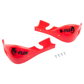 Tusk D-Flex Replacement Plastic Handguard Shields Red