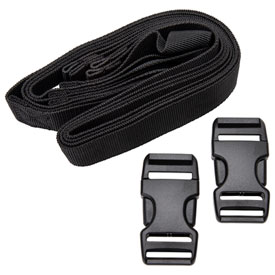 Tusk Dry Duffel Replacement Straps  Black