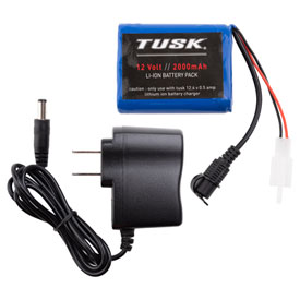 Tusk Enduro Lighting Kit Replacement Lithium Battery Pack with Charger