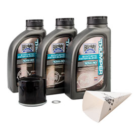 Tusk 4-Stroke Oil Change Kit  Bel-Ray Thumper Synthetic Blend 10W-40