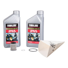 Tusk 4-Stroke Oil Change Kit  Yamalube Performance Semi-Syn 10W-50
