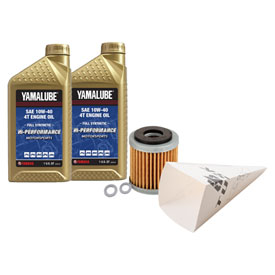 Tusk 4-Stroke Oil Change Kit  Yamalube Hi-Perf. Synthetic 10W-40