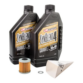 Tusk 4-Stroke Oil Change Kit  Maxima Synthetic Blend 10W-40