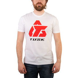 Tusk Logo T-Shirt Small White