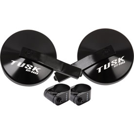 Tusk Alloy Mirror Kit with Low Profile UTV Roll Cage Clamp