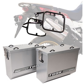 Tusk Aluminum Panniers with Pannier Racks