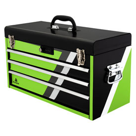 Tusk Moto Toolbox w/Tools - Strike  Green