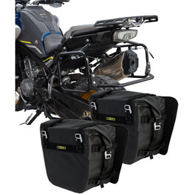 Tusk Pannier Racks with Nelson Rigg Sierra Dry Saddlebags