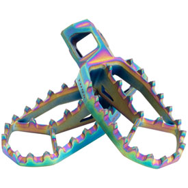 Tusk Blitz Titanium Moto Foot Pegs