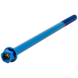 Tusk Titanium Seat Bolt  Burnt Blue