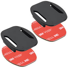Tusk Equinox Replacement Go Pro Flat Mounts  2 Pack