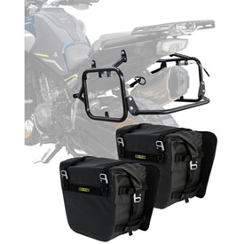 Tusk Pannier Racks with Nelson Rigg Sierra Dry Saddlebags