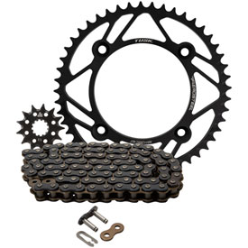 Tusk Chain and Sprocket Kit - AeroSteel Rear/428 Off-Road Chain