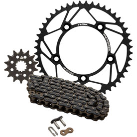 Tusk Chain and Sprocket Kit - AeroSteel Rear/420 Off-Road Chain