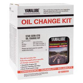 Yamalube Semi Synthetic Oil Change Kit