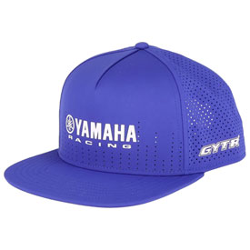 Yamaha Racing Flat Snapback Hat  Navy