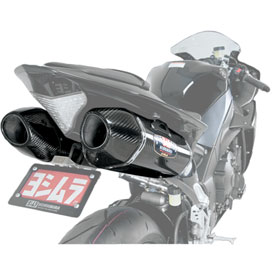 Yoshimura Race Series R-77 Stainless/Carbon Dual 3/4 System (No CA)