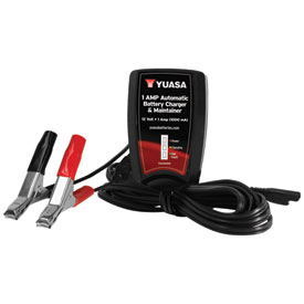 YUASA 1 Amp Automatic Battery Charger and Maintainer