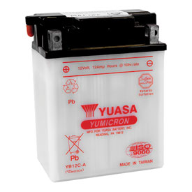 YUASA Standard Battery without Acid YB12CA