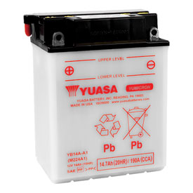 YUASA Standard Battery without Acid YB14AA1