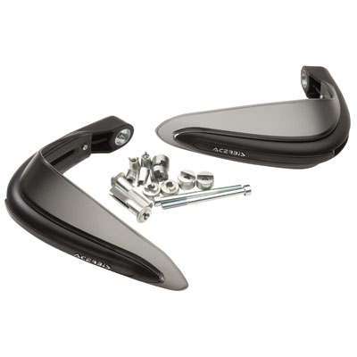 Acerbis Dual Road Handguards Black Acerbis Dual Road Handguards Black