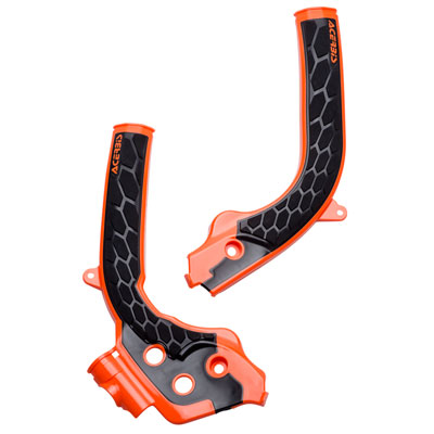 ACERBIS X-GRIP FRAME GUARDS YZ 125 250 05-20 BLUE-BLACK