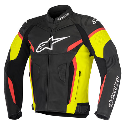 Alpinestars GP Plus R v2 Leather Jacket Euro 48 Black/Yellow/Red Alpinestars GP Plus R v2 Leather Jacket Euro 48 Black/Yellow/Red