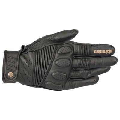 Alpinestars Oscar Crazy Eight Leather Gloves Small Black Alpinestars Oscar Crazy Eight Leather Gloves Small Black