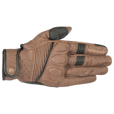 Alpinestars Oscar Crazy Eight Leather Gloves X-Large Brown Alpinestars Oscar Crazy Eight Leather Gloves X-Large Brown