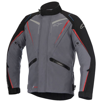 Alpinestars Yokohama Drystar Jacket XX-Large Grey/Black/Red Alpinestars Yokohama Drystar Jacket XX-Large Grey/Black/Red
