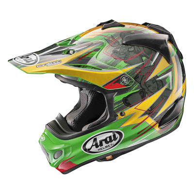 Arai VX-Pro4 Helmet Large Tickle Green Arai VX-Pro4 Helmet Large Tickle Green