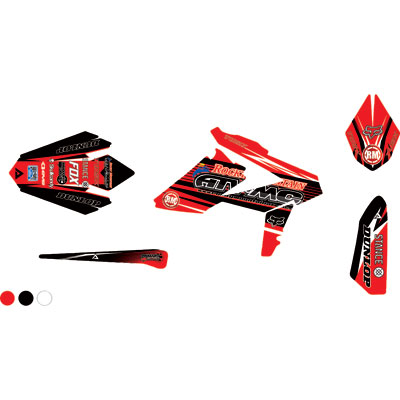 Attack Graphics Custom Blitz Full Trim Kit Red/Black Attack Graphics Custom Blitz Full Trim Kit Red/Black