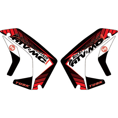 Attack Graphics Traverse Radiator Shroud Decals Red Attack Graphics Traverse Radiator Shroud Decals Red